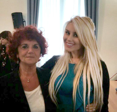 con la vice presidente del Senato Valeria Fedeli