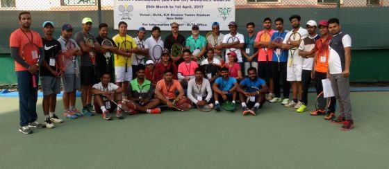 at RK KHANNA TENNIS STADIUM ITF COACHING