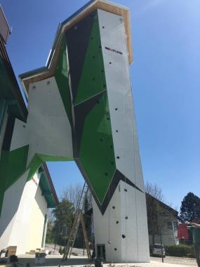 Aussenturm Kletterhalle Mondsee