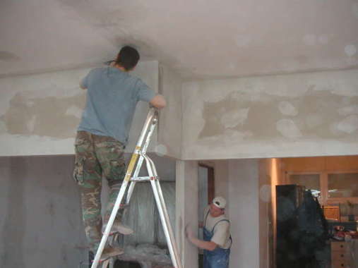 Studwork & plasterboard