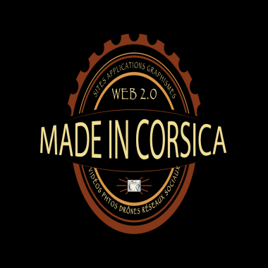 logo web 2.0  made in corsica