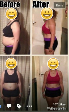 8 week challenge client! 