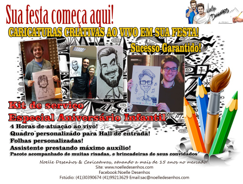 Atuação ao vivo em festa infantil!