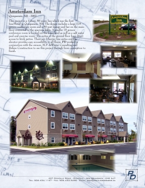 50 Room Inn and Suites
2 Conference Rooms (150 and 75)
Bar and Lounge (75 seats)
Swimming Pool and Exercise Room