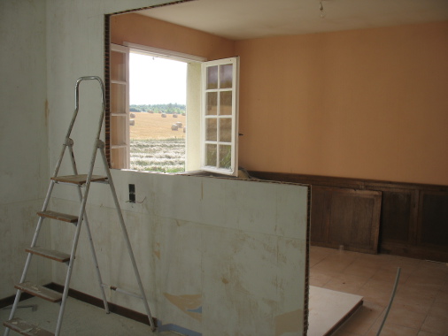 AVANT - aménagement d'une cuisine en rénovation 