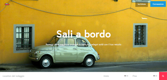 Premier service de location de voiture en Italie.