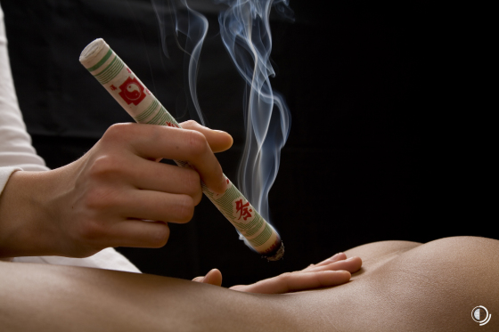 Técnica de Moxibustion, equilibrio energético. / Chakras.