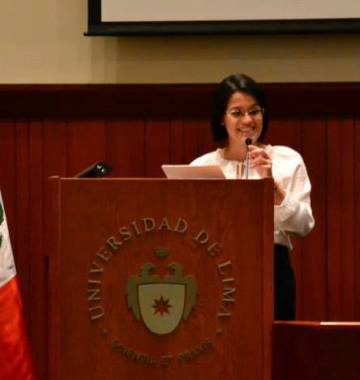 Paraninfo de Evento realizado na Universidad de Lima - Peru