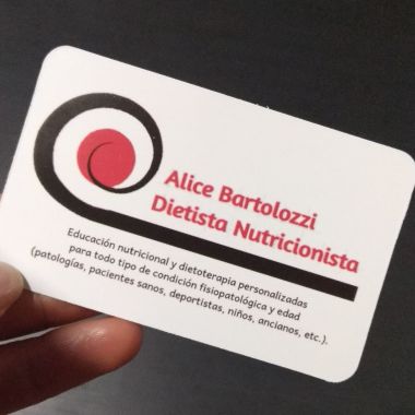 Alice Bartolozzi Dietista Nutricionista