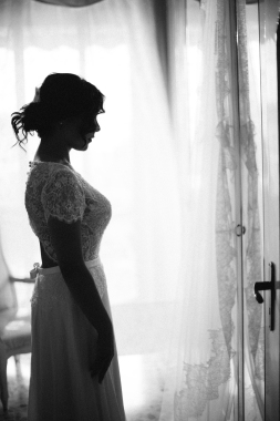 Sposa in controluce