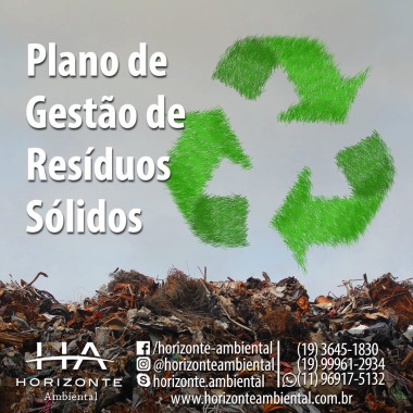 PGRS - Plano de Gerenciamento de Resíduos Sólidos