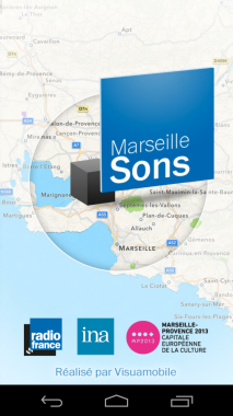 Application Android pour RadioFrance afin de promouvoir la ville de Marseille