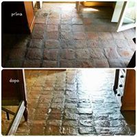 restauro e pulizia cotto antico con cere naturali 