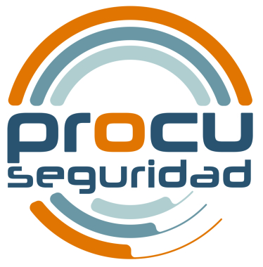 Logotipo empresa de seguridad PROCU