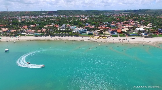 Imagens aéreas de Maceió e proximidades.