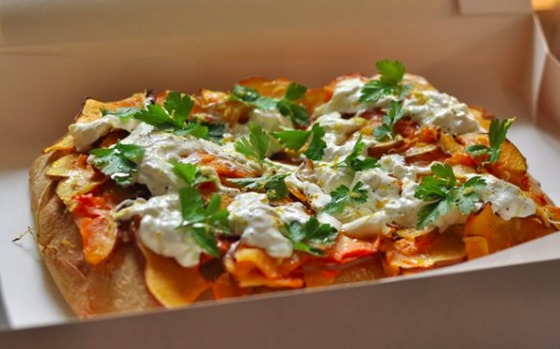 Foccacia d'hiver à la courge et burrata