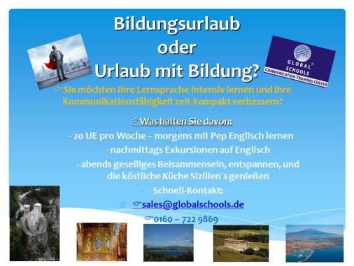 Intensivkurse auf Sizilien: Englisch oder Italienisch gefällig?