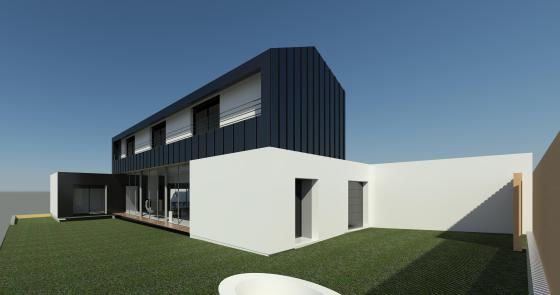 Maison urbaine de style contemporain