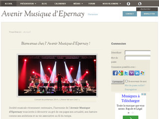 Création et gestion du site internet www.avenir-musique.fr