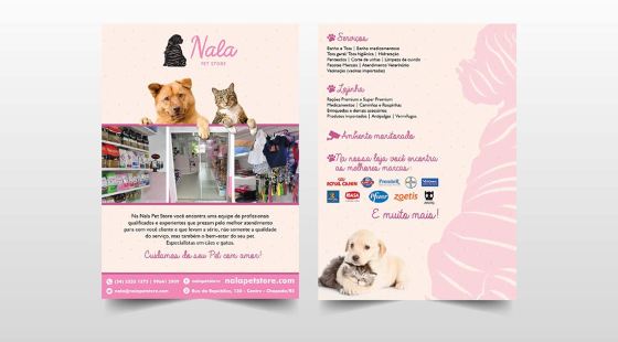 Folder desenvovido para Pet Shop