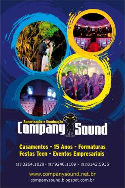 Sonorização e iluminação de eventos.