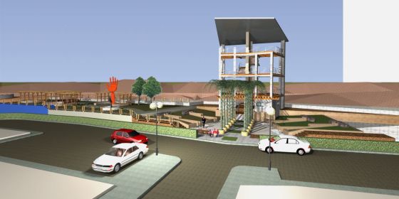 Diseño Mirador Parque Lineal