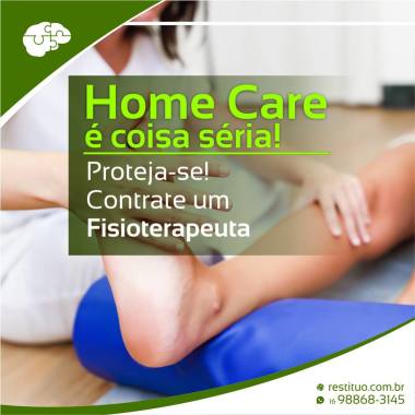 ão confie sua saúde a qualquer um. Exija um profissional QUALIFICADO!  O Home Care do Instituto Restituo é uma modalidade de serviços na área de saúde, com atividades dedicadas aos pacientes ou clientes em suas próprias residências, cujo princípio é adaptar-se à sua realidade, introduzindo a fisioterapia na sua vida. Isso porque os atendimentos são realizados no aconchego do seu lar, em dias e horários que você escolher e formatados em pacotes promocionais que cabem no seu bolso.  O Home Care, quando realizado por PROFISSIONAIS ESPECIALIZADOS, aliado a modernos equipamentos, representa uma opção segura e eficiente para PROMOVER, MANTER ou RESTAURAR a saúde, maximizando o nível de independência do indivíduo, minimizando os possíveis efeitos debilitantes das patologias.  NOSSAS ESPECIALIDADES ☑️  Fisioterapia neurofuncional adulta e pediátrica  ☑️  Fisioterapia com ênfase em ortopedia  ☑️  Saúde do idoso e envelhecimento ativo ☑️  Saúde da mulher e estética  ☑️  Fisioterapia cardiorrespiratória   NÓS ESTAMOS AQUI 