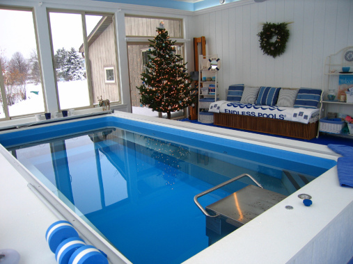 Endless Pool Indoor Instalaltion