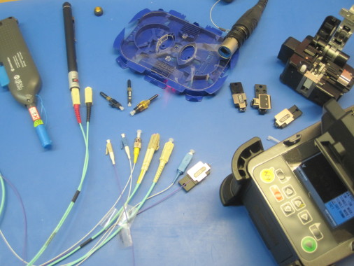 réparation de fibres optiques