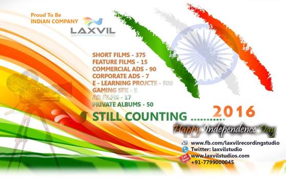 Happy Independence Day 2016
LAXVIL STUDIO