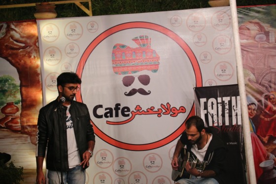 Performing live for Cafe Moula Bakhsh 
