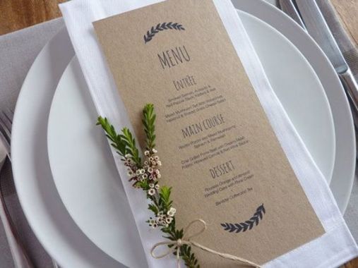 Menu Casamento
