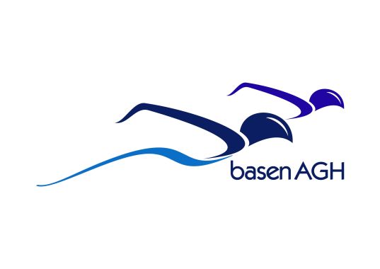 Logo basenu AGH w Krakowie