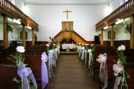 décoration d'une église