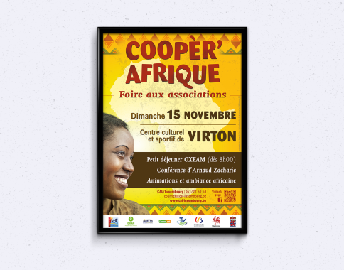 Le CAL Luxembourg a organisé Coopèr'Afrique, une foire aux associations et initiatives actives en province de Luxembourg qui travaillent à des projets de développement pour l'Afrique subsaharienne.