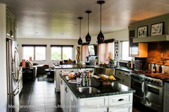 Holcomb Residence - Kitchen looking West