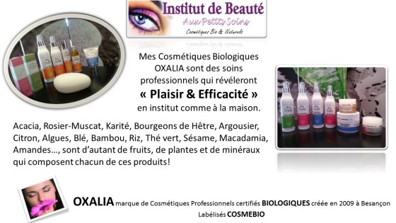 Tous mes cosmétiques inspirés du récital des éléments Bio & Naturels, labélisés Cosmébio, puissent dans les fleurs, les plantes et les minéraux leurs principes actifs, aux vertus hydratantes,  purifiantes cicatrisantes, tonifiantes, revitalisantes et anti-âge.
