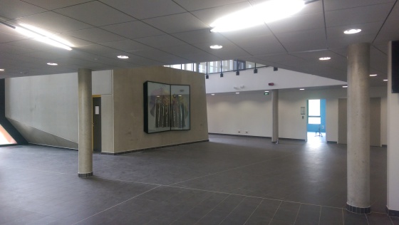L'intérieure du Bâtiment Universitaire.