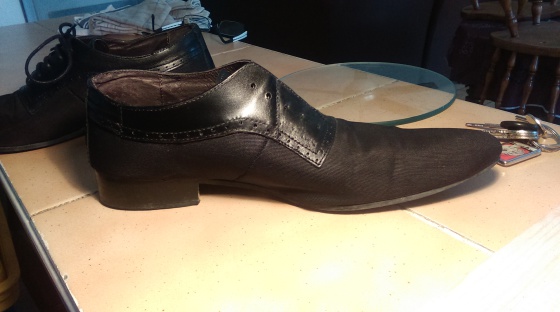 Chaussure mangé par un chien réparé