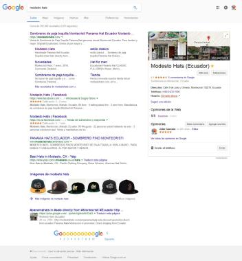 Primeros lugares en los buscadores