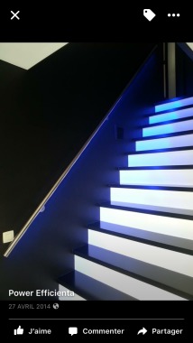 Fabrication de rampe intox avec éclairage 