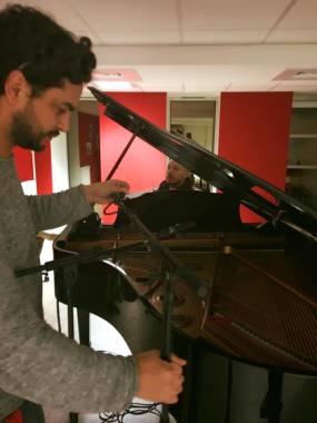 Piano enregistré en stéréo type AB ORTF