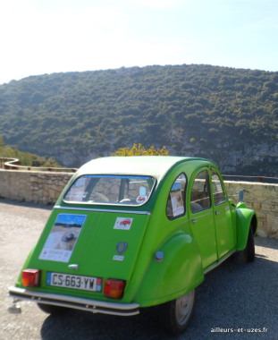 dans les gorges de l'Ardèche