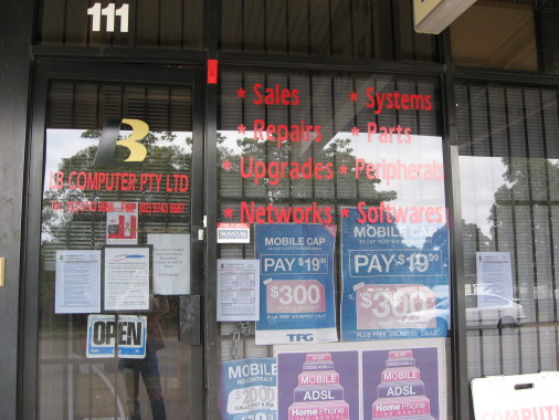 We have a shop front and services for local people more than 15 years.