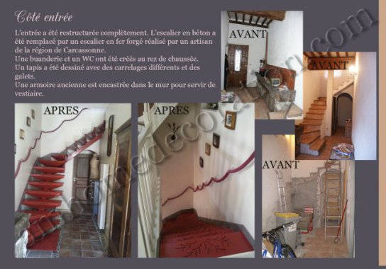 Remplacement d'un escalier béton par un en fer