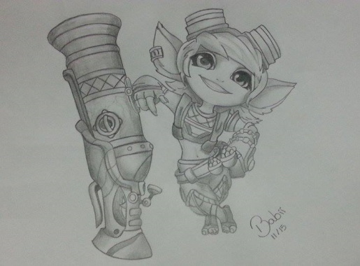 Ilustração - Tristana, League Of Legends