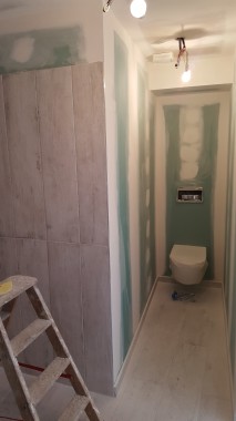 Préparation du wc