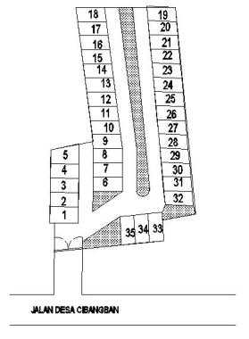 Site plan perumahan syariah cibangban