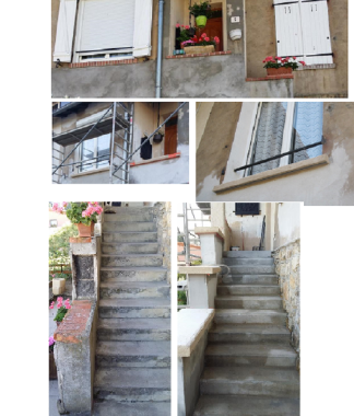 Rénovation tablettes de fenêtres et escaliers extérieurs