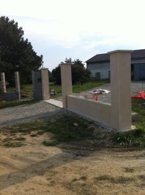 Entrée portail ferme